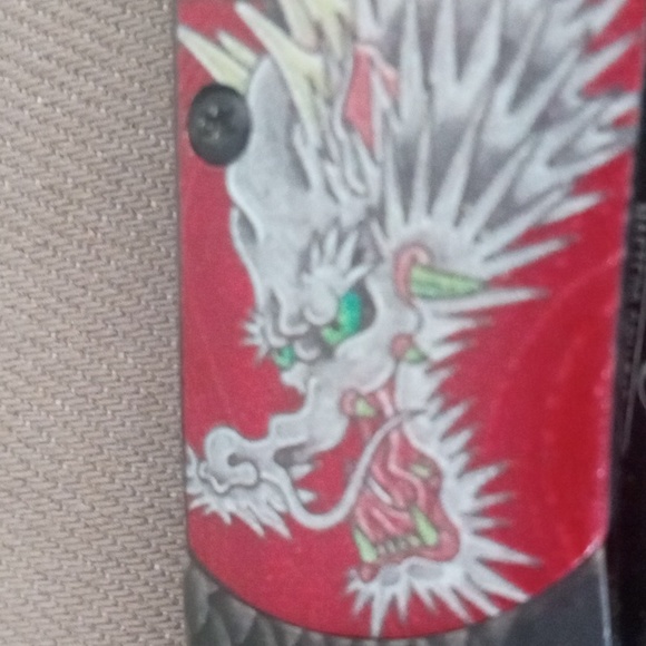 Collectible Chinese Dragon Red  Knife New - Picture 10 of 15